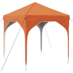 vidaXL Carpa Plegable para Fiestas 194 x 194 x 245 cm Naranja