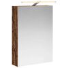 vidaXL Armario con espejo de ba&ntilde;o Madera vieja 50 x 14,5 x 70 cm