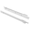 vidaXL Deslizador de caj&oacute;n 2 uds. Blanco 300 mm Acero