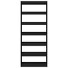 vidaXL Librer&iacute;a Negro 80 x 30 x 198 cm Madera de ingenier&iacute;a