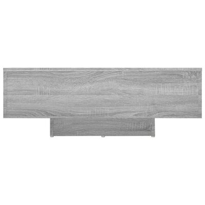 vidaXL Mesa de centro madera contrachapada gris Sonoma 85x55x31 cm