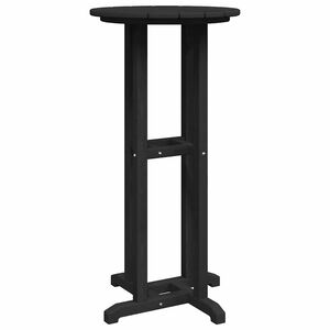 vidaXL Mesa de Bar Negro 55 x 55 x 107 cm Polietileno