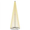 vidaXL &Aacute;rbol de Navidad LED 285 cm 744 LED Blanco C&aacute;lido Hierro Negro