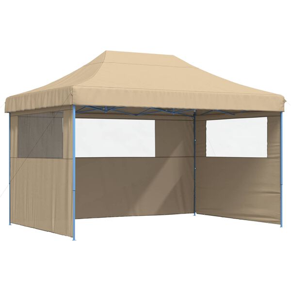 vidaXL Carpa de Fiesta Beige 279 x 410 x 315 cm Tela Oxford