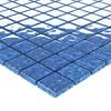 vidaXL Azulejo Mosaico 11 pcs Azul 50 x 50 cm Cristal
