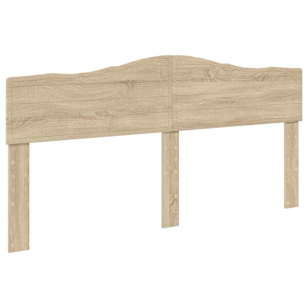 vidaXL Cabecero Roble Sonoma 90 cm Madera contrachapada