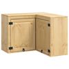 vidaXL Armario SKI Marr&oacute;n Miel 80 x 80 x 60 cm Madera de pino macizo