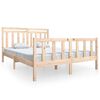 vidaXL Estructuras de cama Natural 160 x 200 cm Solid Pine Wood