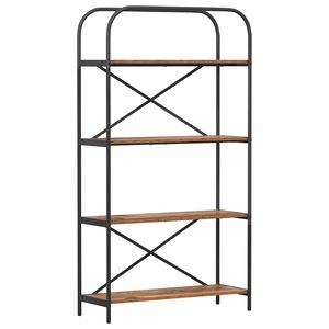 vidaXL Estante de libros 4 niveles 80 x 30 x 146 cm Madera vieja