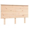 vidaXL Estructura de cama con cabecero madera maciza 140x190 cm