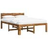 vidaXL Cama doble con cabecero ROSTOCK Natural 120 x 190 cm