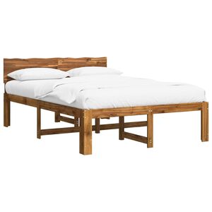vidaXL Cama doble con cabecero ROSTOCK Natural 120 x 190 cm