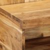 vidaXL Mesita de noche madera maciza de acacia 50x27x50 cm