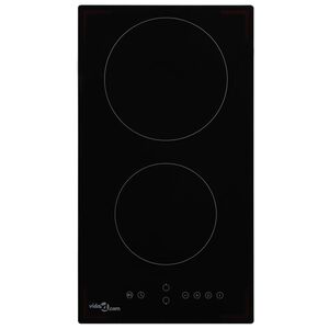 vidaXL Vitrocer&aacute;mica con 2 quemadores control t&aacute;ctil 3000 W