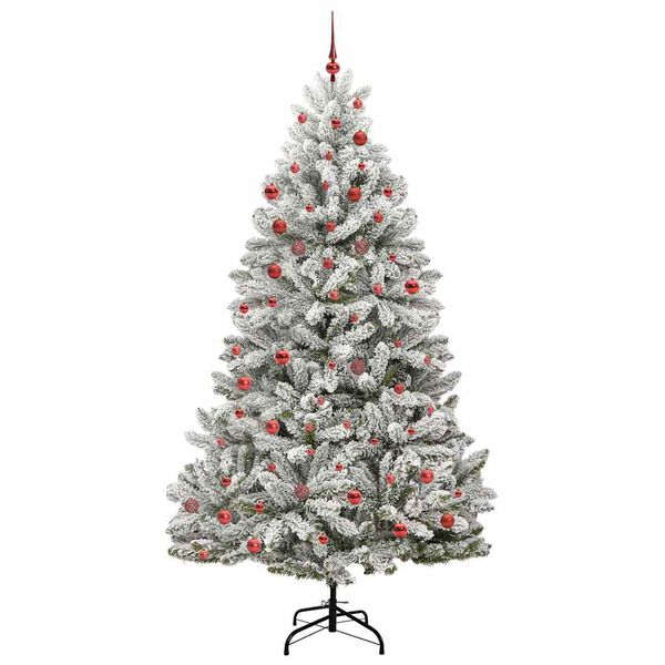 vidaXL &Aacute;rbol de Navidad artificial Verde y 210 cm PVC y Metal