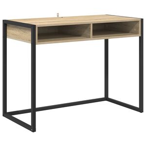 vidaXL Escritorio Sonoma Madera de ingenier&iacute;a 100 x 50 x 75 cm