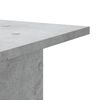 vidaXL Soportes altavoces 2 uds madera gris hormigón 30x30x95 cm