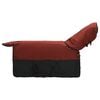 vidaXL Manta para Caballo Borgo&ntilde;a y Negro 125 cm Poli&eacute;ster