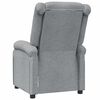 vidaXL Sill&oacute;n reclinable de tela gris claro
