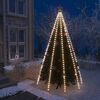 vidaXL Red de luces de &aacute;rbol de Navidad 400 LEDs blanco fr&iacute;o 400 cm