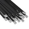 vidaXL Atadura de Cables 50 uds. 7,9 x 500 mm Negro