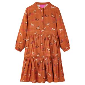 Vestido infantil color co&ntilde;ac 104