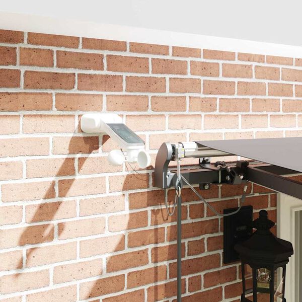 vidaXL Tela de toldo con Gris Claro 400 x 350 cm Poli&eacute;ster