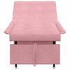 vidaXL Sofá Cama Rosa 67 x 194 x 38 cm Terciopelo