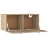 vidaXL Armario de pared madera ingenier&iacute;a roble Sonoma 80x36,5x35 cm