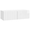 vidaXL Mueble para TV de pared Brillante 98 x 41 x 30 cm