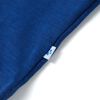 Camiseta infantil de manga corta azul oscuro 116