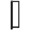 vidaXL Patas para mesa de bar en forma de T (2 unidades), color negro, 40 x 35 x (110-111) cm, acero