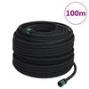 vidaXL Manguera porosa para jard&iacute;n caucho negro 16 mm 100 m