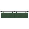 vidaXL Cabecera Colgante Liso Verde Selva 210 x 55 x 5 cm Tela de Pana