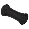 vidaXL Cuerda de trabajo polipropileno negro 6 mm 50 m