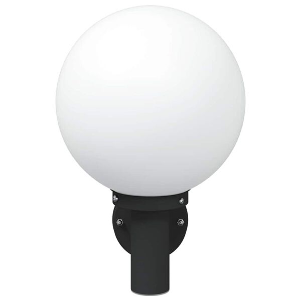 vidaXL Luz de pared exterior Negro 28 x 25 x 38 cm