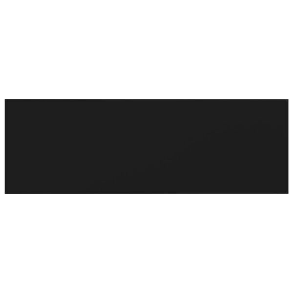 vidaXL Estantes para estanter&iacute;a 8 uds contrachapada negro 60x20x1,5 cm