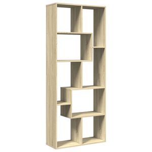 vidaXL Librer&iacute;a divisora madera ingenier&iacute;a roble Sonoma 67x25x161,5 cm