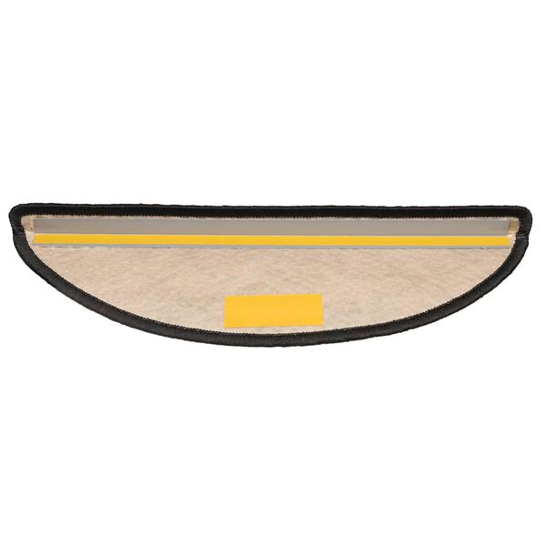 vidaXL Alfombra autoadhesiva escalera sisal 30 uds antracita