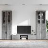 vidaXL Conjunto de mueble de TV con caj&oacute;n FLORIN Gris Sonoma