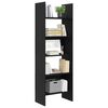 vidaXL Librer&iacute;a Roble Negro 60 x 35 x 180 cm Madera de ingenier&iacute;a
