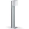 Steinel Bolardo de jard&iacute;n con sensor GL 80 LED IHF CUBO plata 055486