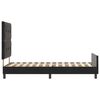 vidaXL Cama tipo Box Spring con cabecera Negro 90 x 190 cm Terciopelo