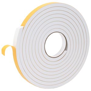 vidaXL Cinta de espuma autoadhesiva 20 uds. Blanco 20mm x 5m Espuma CR