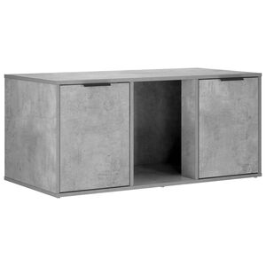 vidaXL Mueble Transport&iacute;n para Gatos Gris Hormig&oacute;n 100 x 49 x 45 cm