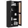 vidaXL Librer&iacute;a Roble Negro 82,5 x 30,5 x 185 cm Madera de ingenier&iacute;a
