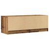vidaXL Mueble de TV madera contrachapada madera antigua 102x35x36,5 cm