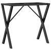 vidaXL Patas de mesa de comedor estructura X acero 80x40x73 cm
