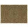 vidaXL Alfombra de &aacute;rea Negro 160 x 230 cm yute