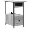 vidaXL Armario de Noche Gris Sonoma 60 x 30 x 61 cm
